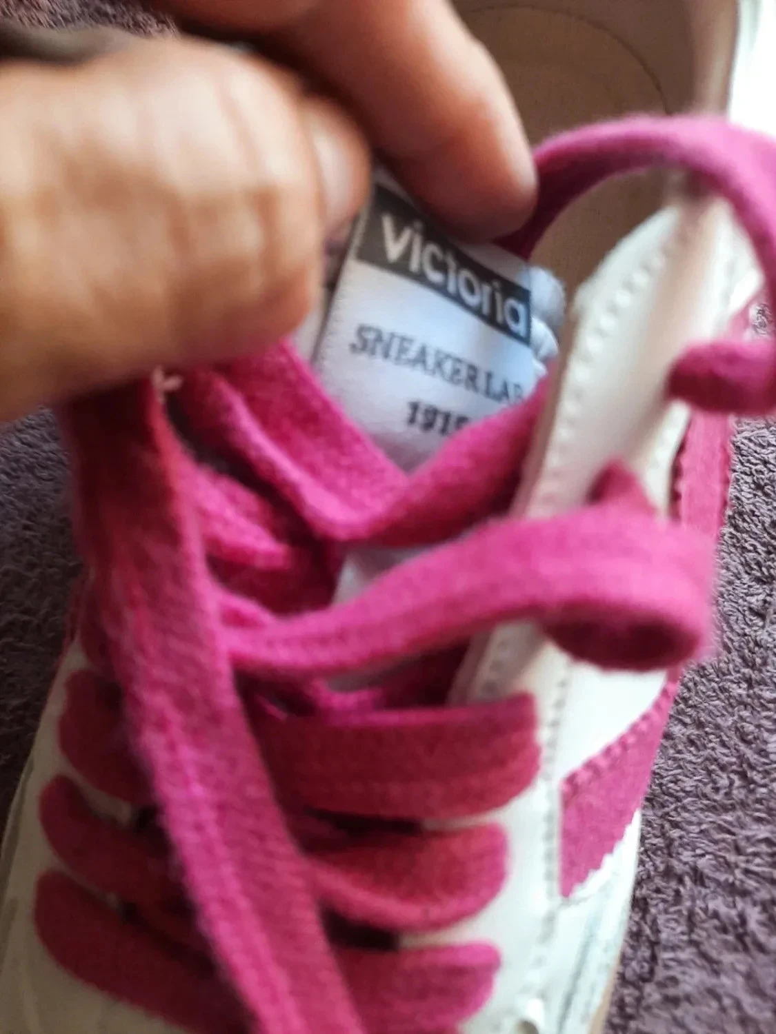Leather and faux leather sneakers, women's size 37. Victoria. – photo 10